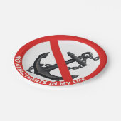 No attachments in my life papieren bordje (Gekanteld)