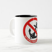 No attachments in my life tweekleurige koffiemok (Voorkant links)