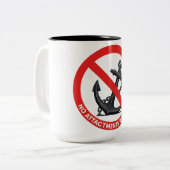 No attachments in my life tweekleurige koffiemok (Voorkant links)