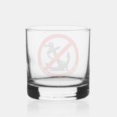 No attachments in my life whisky glas (Achterkant)