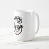No Baa-d Vibes Sheep Koffiemok (Voorkant rechts)