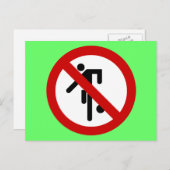 NO Ball Games ⚠ Thai Park ⚠ Briefkaart (Voorkant / Achterkant)