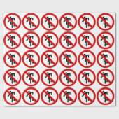 NO Ball Games ⚠ Thai Park ⚠ Cadeaupapier (Vlak)