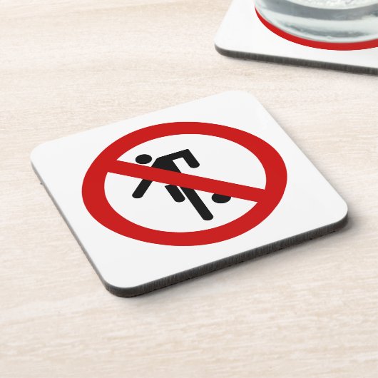 NO Ball Games ⚠ Thai Park ⚠ Drankjes Onderzetter (Linkerzijde)