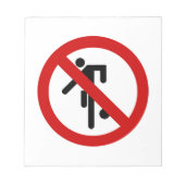 NO Ball Games ⚠ Thai Park ⚠ Notitieblok (Voorkant)
