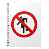 NO Ball Games ⚠ Thai Park ⚠ Notitieboek (Voorkant)