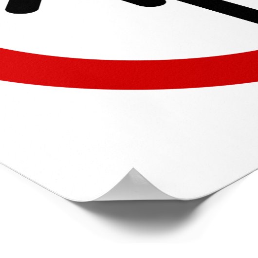 NO Ball Games ⚠ Thai Park ⚠ Poster (Hoek)