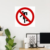 NO Ball Games ⚠ Thai Park ⚠ Poster (Thuiskantoor)