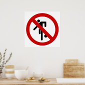 NO Ball Games ⚠ Thai Park ⚠ Poster (Keuken)