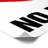 NO Ball Games ⚠ Thai Park ⚠ Poster (Hoek)