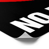 NO Ball Games ⚠ Thai Park ⚠ Poster (Hoek)