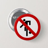 NO Ball Games ⚠ Thai Park ⚠ Ronde Button 5,7 Cm (Voorkant /achterkant)