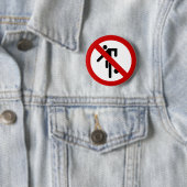 NO Ball Games ⚠ Thai Park ⚠ Ronde Button 5,7 Cm (In situ)