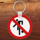 NO Ball Games ⚠ Thai Park ⚠ Sleutelhanger (Voorkant)