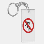 NO Ball Games ⚠ Thai Park ⚠ Sleutelhanger (Voorkant Links)