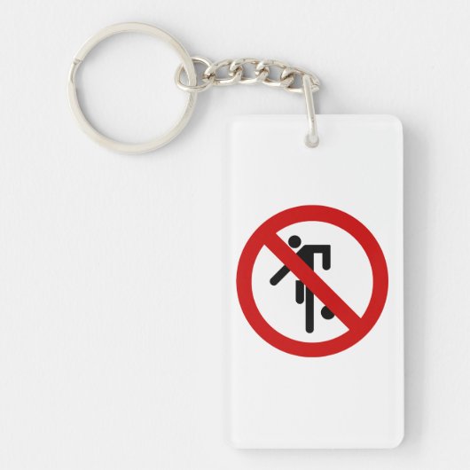 NO Ball Games ⚠ Thai Park ⚠ Sleutelhanger (Voorkant)