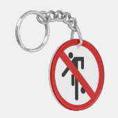 NO Ball Games ⚠ Thai Park ⚠ Sleutelhanger (Voorkant Links)