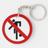 NO Ball Games ⚠ Thai Park ⚠ Sleutelhanger (Achterkant)