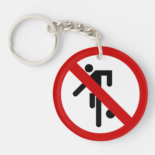NO Ball Games ⚠ Thai Park ⚠ Sleutelhanger (Voorkant)