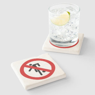 NO Ball Games ⚠ Thai Park ⚠ Stenen Onderzetter