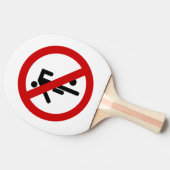 NO Ball Games ⚠ Thai Park ⚠ Tafeltennisbatje (Zijkant)