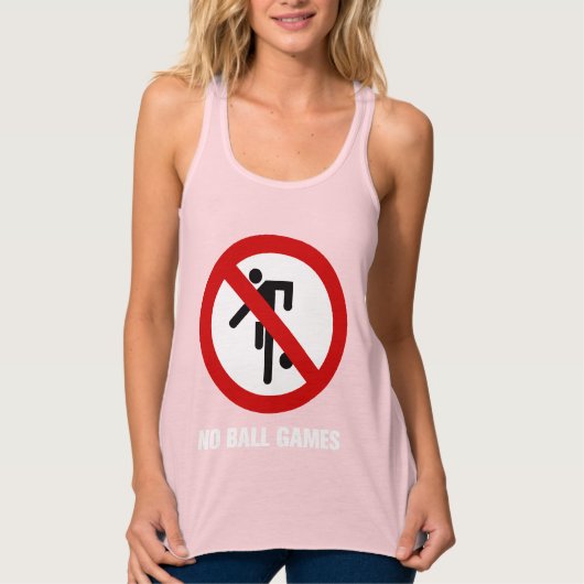 NO Ball Games ⚠ Thai Park ⚠ Tanktop (Voorkant)