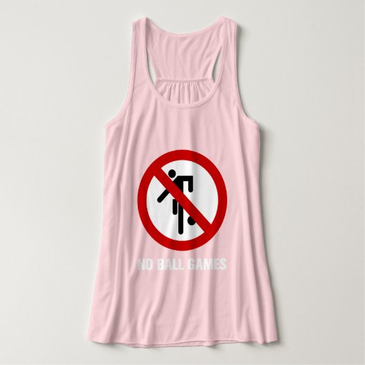 NO Ball Games ⚠ Thai Park ⚠ Tanktop (Design voorkant)