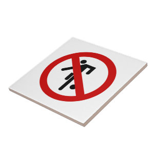 NO Ball Games ⚠ Thai Park ⚠ Tegeltje