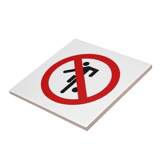 NO Ball Games ⚠ Thai Park ⚠ Tegeltje (Zijkant)