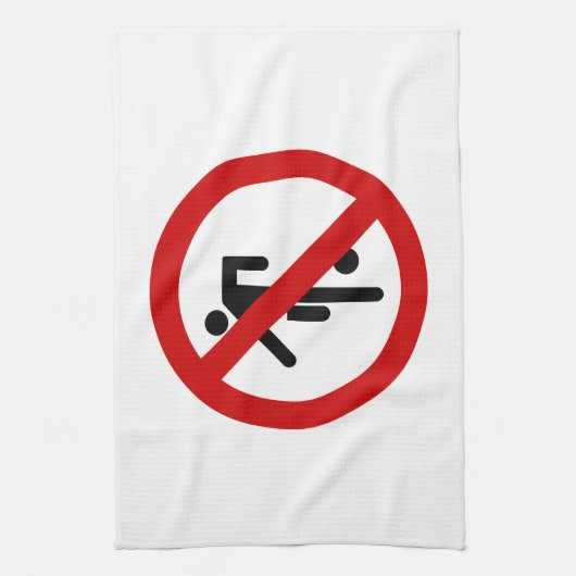 NO Ball Games ⚠ Thai Park ⚠ Theedoek (Verticaal)