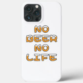 NO BEER NO LIFE Case-Mate iPhone CASE (Achterkant)