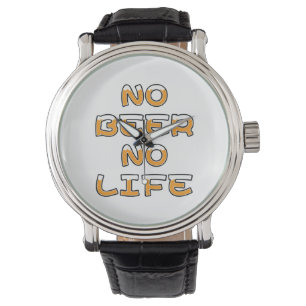 NO BEER NO LIFE HORLOGE
