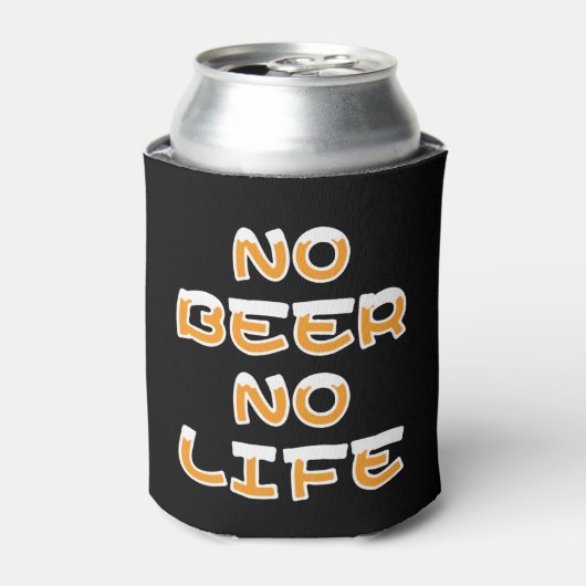 NO BEER NO LIFE KOELBOX BLIKJESKOELER (Blikje Voorkant)