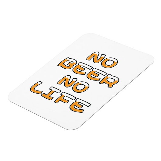 NO BEER NO LIFE MAGNEET (Linkerzijde)