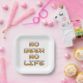 NO BEER NO LIFE PAPIEREN BORDJE (Feest)