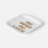 NO BEER NO LIFE PAPIEREN BORDJE (Gebogen)