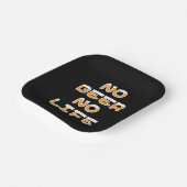 NO BEER NO LIFE PAPIEREN BORDJE (Gebogen)