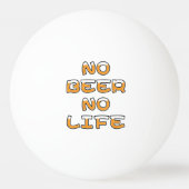 NO BEER NO LIFE PINGPONGBAL (Voorkant)