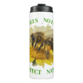 No Bees No Food – Protect Nature Thermobecher Thermosbeker (Voorkant)