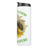 No Bees No Food – Protect Nature Thermobecher Thermosbeker (Geroteerd rechts)