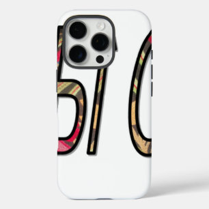 "No Bigiji" Tekstkunst Afdrukken iPhone 16 Pro Hoesje