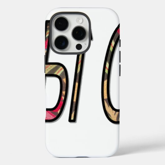 "No Bigiji" Tekstkunst Afdrukken Case-Mate iPhone Case (Achterkant)