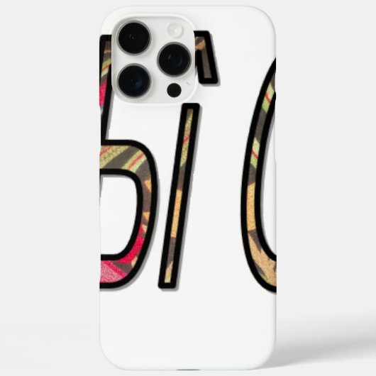 "No Bigiji" Tekstkunst Afdrukken Case-Mate iPhone Case (Achterkant)