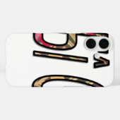 "No Bigiji" Tekstkunst Afdrukken Case-Mate iPhone Case (Achterkant (horizontaal))