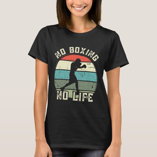 No Boxing No Life 3 T-shirt (Voorkant)