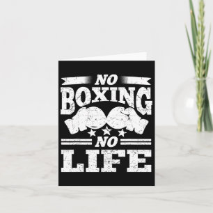 No Boxing No Life Bokshandschoenen Bokshandschoene Kaart