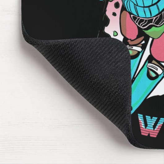 No Brakes Worries Wintersport Skiën Skiër Muismat (Hoek)