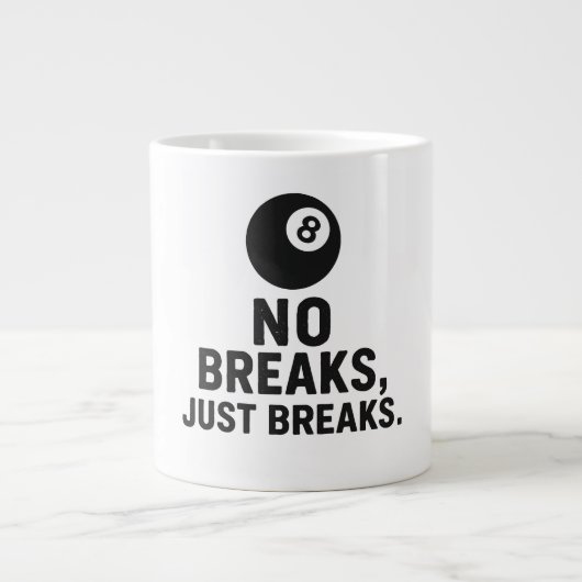 No Breaks Just Breaks Grote Koffiekop (Voorkant)