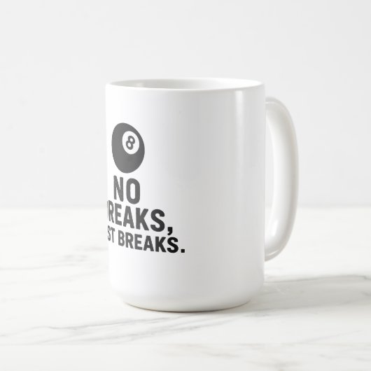 No Breaks Just Breaks Koffiemok (Voorkant rechts)