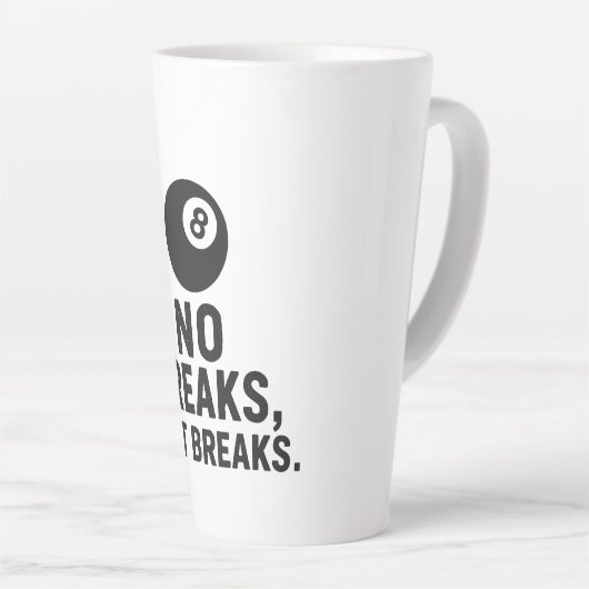 No Breaks Just Breaks Latte Mok (Rechterhoek)